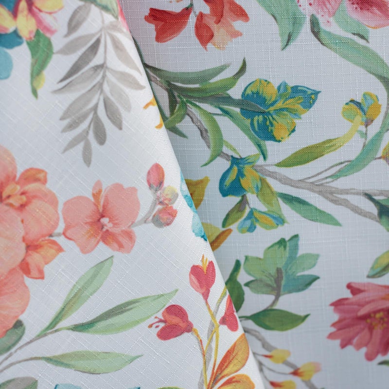 Benson Mills Spillproof Spring/Summer Durable Heavyweight Fabric Indoor Outdoor Tablecloth, Washable Table Cloth for Rectangle Tables, Picnic/Patio Table Covers (60" x 104" Rectangular, Botanica) - Image 2